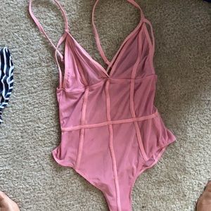 Mesh Pink Leotard